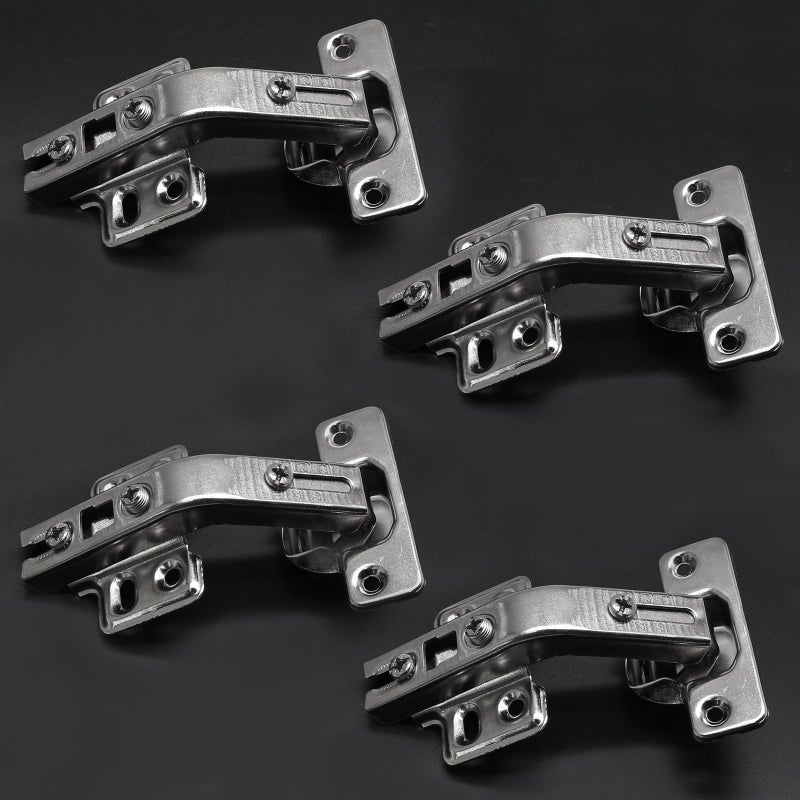 Zorfeter 2 Pack 1 Pairs Kitchen Cabinet Hinges 135 Degree, Lazy Susan Corner Cabinet Door Hinges for Folded Door, Compatible with Full Overlay Face Frame Cabinets - Image 3
